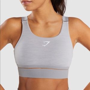Gym shark embody sports bra, gray